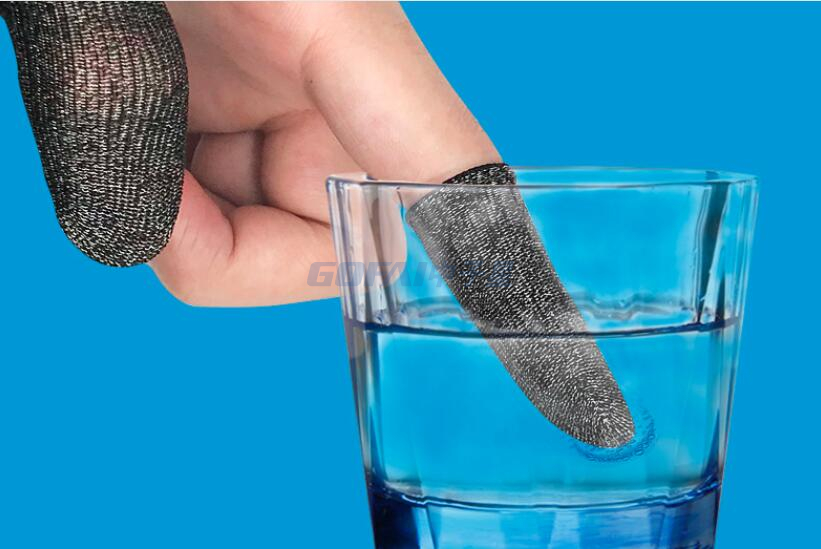 2 pièces anti-dérapant anti-transpiration professionnel écran tactile pouces doigt manchon pour Pubg téléphone portable jeu jeu manchon