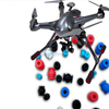Boules d'amortisseur en caoutchouc de boule d'amortissement de Silicone d'aéronef sans pilote (UAV) pour des boules souples d'absorption de choc de bâti de contrôleur de vol