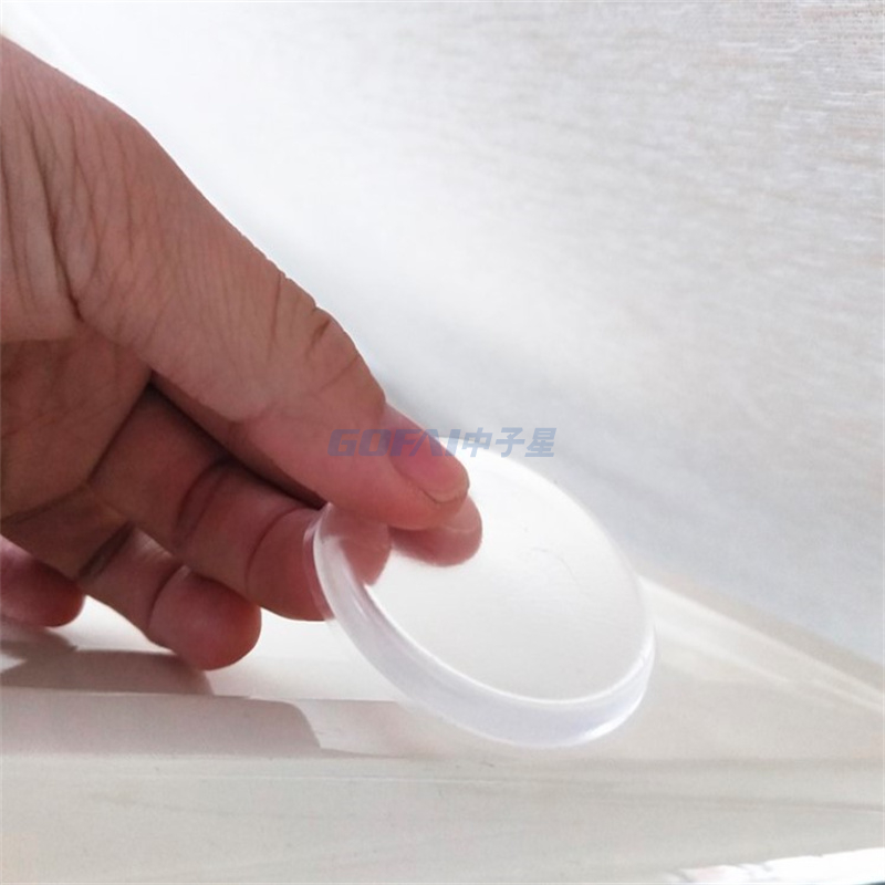 Silencieux de particules silencieux anti-collision pour porte d'armoire coussin de couverture de toilette auto-adhésif Silicone Transparent