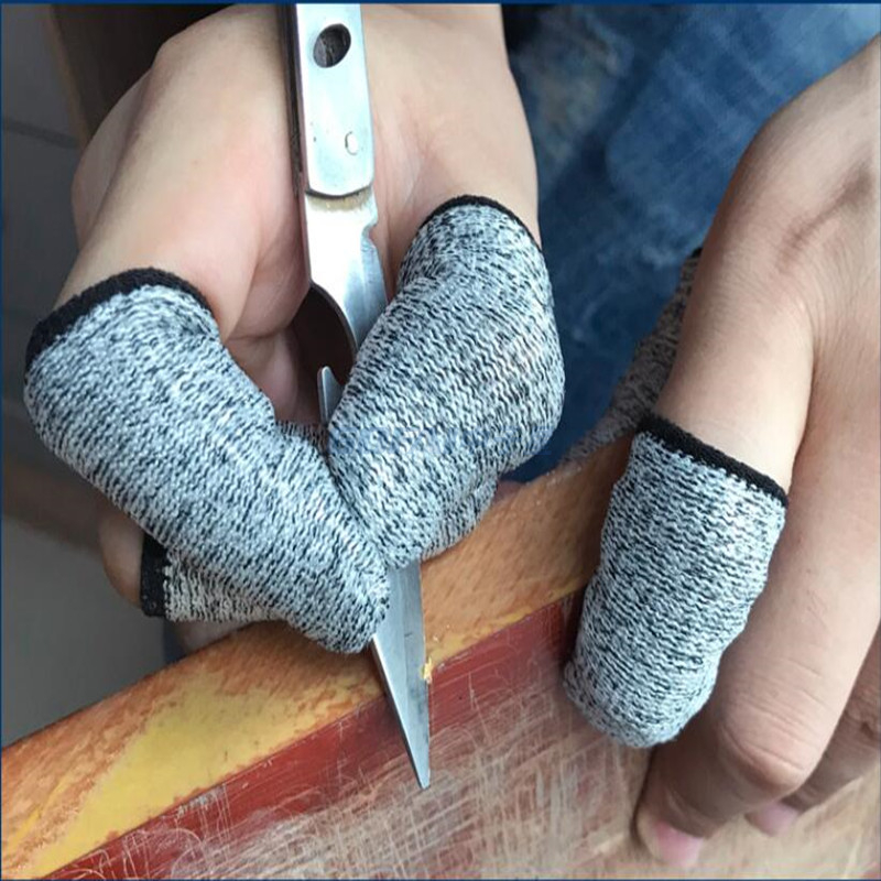 Doigts anti-coupure Protection résistante aux coupures Gant Extender Manchons pour les mains Substitut à un gant complet Gadgets de cuisine